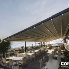 Terrassenüberdachung Pergotenda® von WIEMER Sicht- und Sonnenschutz aus Zeitz