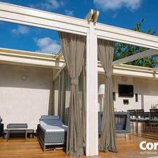Terrassenüberdachung Pergotenda® von WIEMER Sicht- und Sonnenschutz aus Zeitz