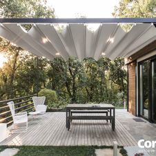 Terrassenüberdachung Pergotenda® von WIEMER Sicht- und Sonnenschutz aus Zeitz
