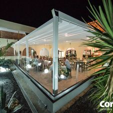 Terrassenüberdachung Pergotenda® von WIEMER Sicht- und Sonnenschutz aus Zeitz