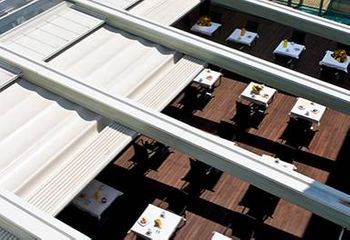 Terrassenüberdachung Pergotenda® von WIEMER Sicht- und Sonnenschutz aus Zeitz
