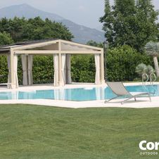Terrassenüberdachung Pergotenda® von WIEMER Sicht- und Sonnenschutz aus Zeitz