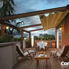 Terrassenüberdachung Pergotenda® von WIEMER Sicht- und Sonnenschutz aus Zeitz
