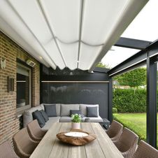 Terrassenüberdachung Pergotenda® von WIEMER Sicht- und Sonnenschutz aus Zeitz