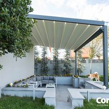 Terrassenüberdachung Pergotenda® von WIEMER Sicht- und Sonnenschutz aus Zeitz