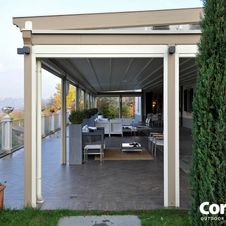 Terrassenüberdachung Pergotenda® von WIEMER Sicht- und Sonnenschutz aus Zeitz