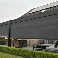 Terrassenüberdachung Pergotenda® von WIEMER Sicht- und Sonnenschutz aus Zeitz