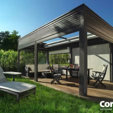 Terrassenüberdachung Pergotenda® von WIEMER Sicht- und Sonnenschutz aus Zeitz
